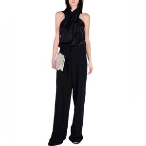 NWOT Maison Martin Margiela Black Halter Neck Jumpsuit SZ 2